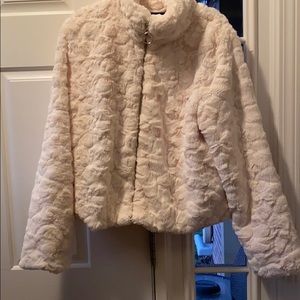 Faux fur jacket